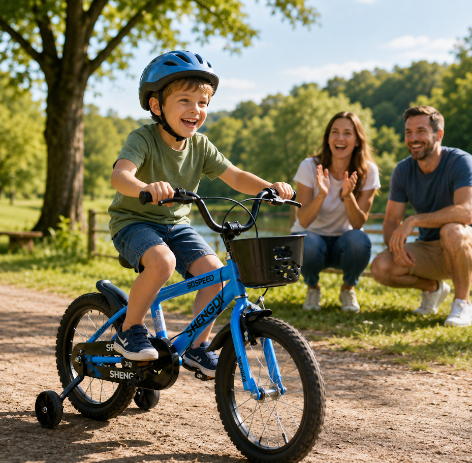 Dečji bicikl sa pomoćnim točkovima – Prvi koraci ka velikim avanturama! 🚲✨