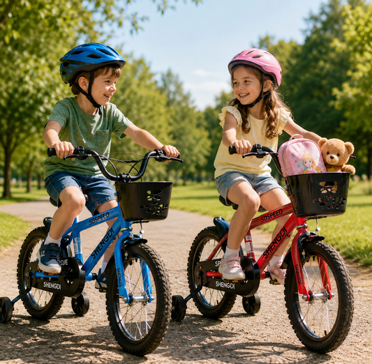 Dečji bicikl sa pomoćnim točkovima – Prvi koraci ka velikim avanturama! 🚲✨
