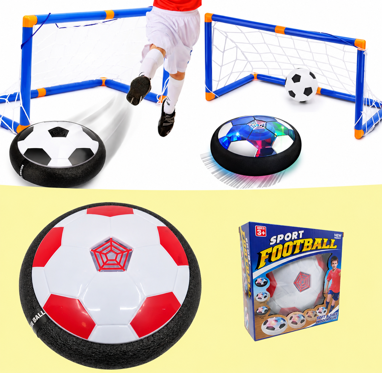 HoverBall- Lebdeca Lopta-Igraj Fudbal u Kuci Bez Razbijanja!